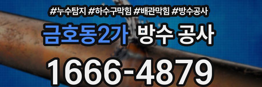 금호동2가 방수 공사