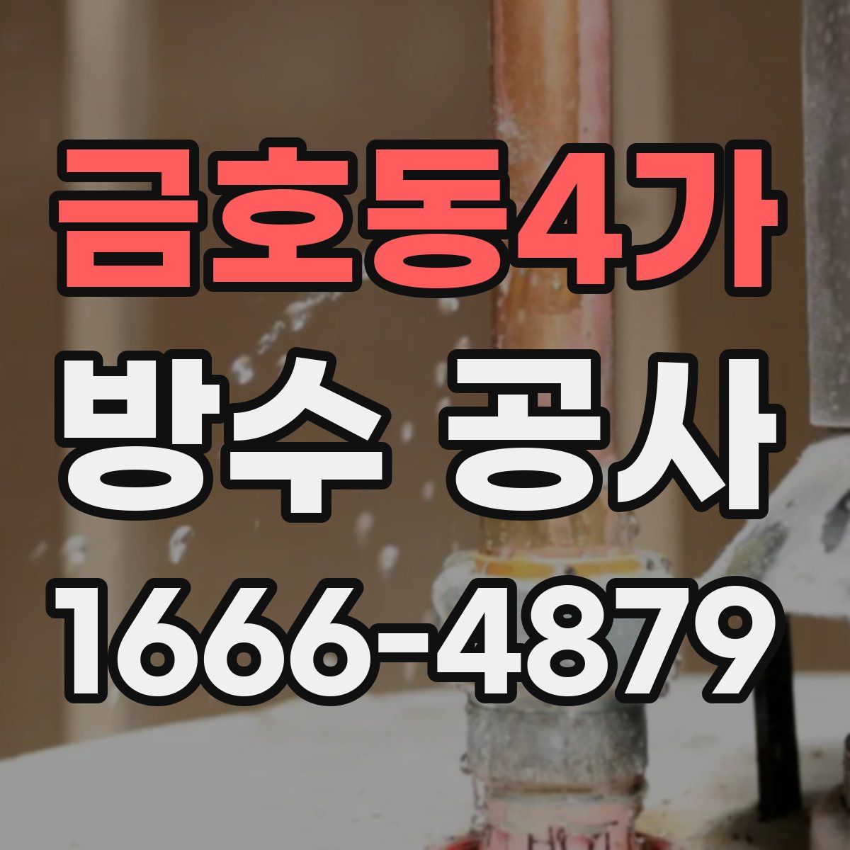 금호동4가 방수 공사
