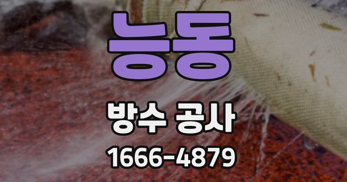 능동 방수 공사