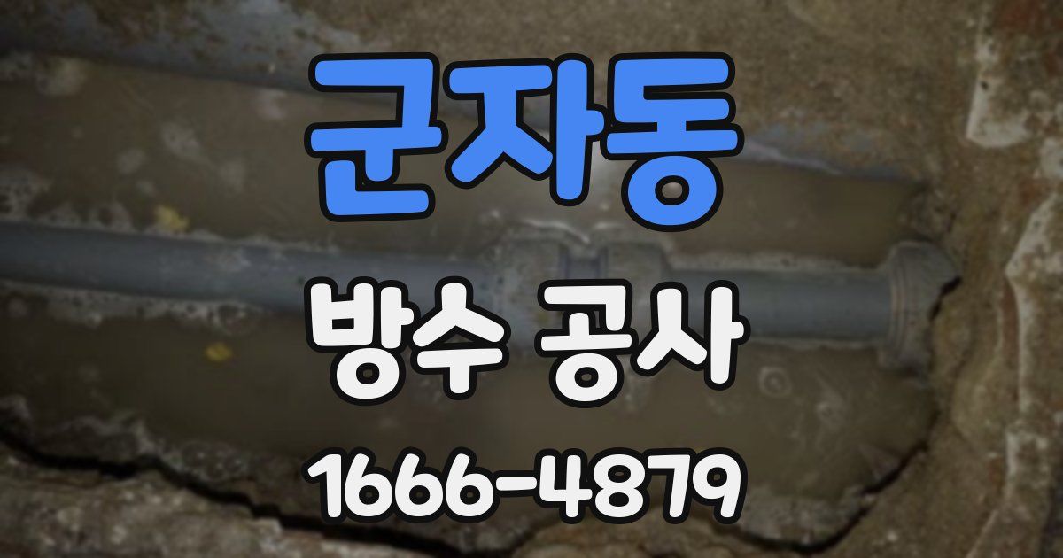 군자동 방수 공사