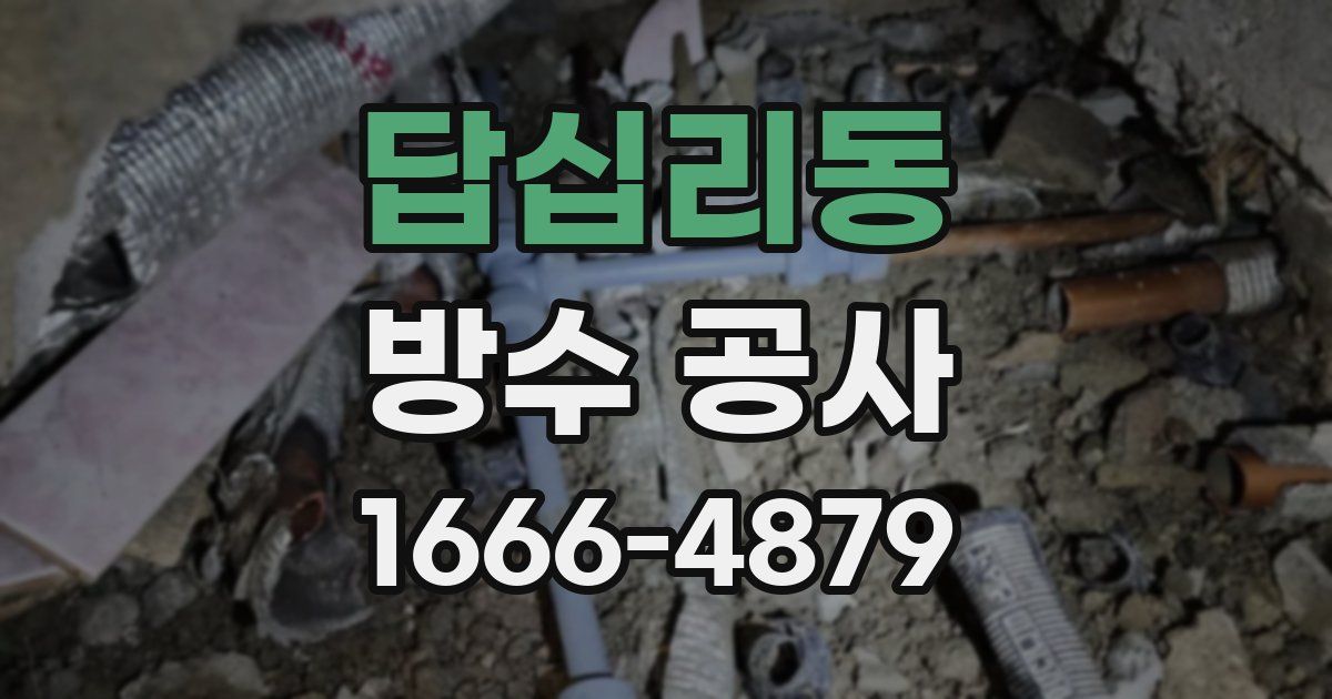 답십리동 방수 공사