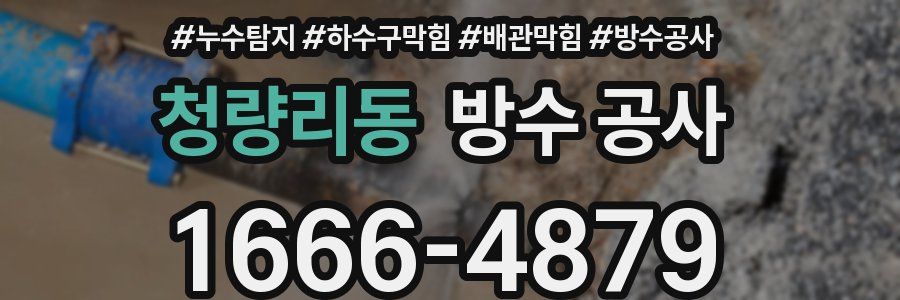 청량리동 방수 공사