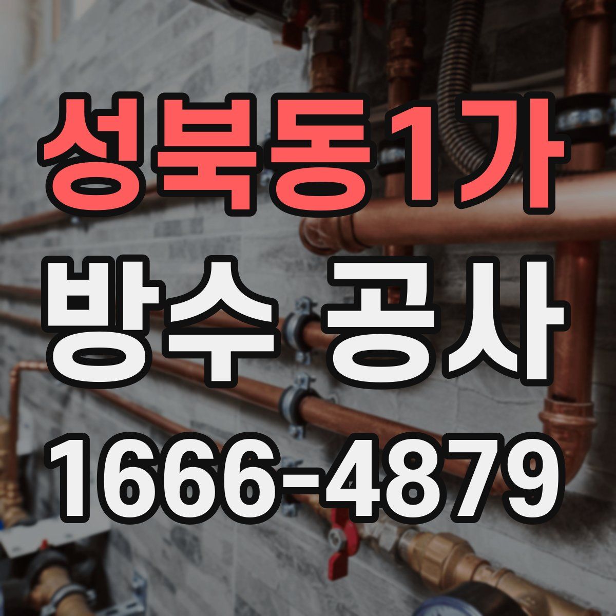 성북동1가 방수 공사