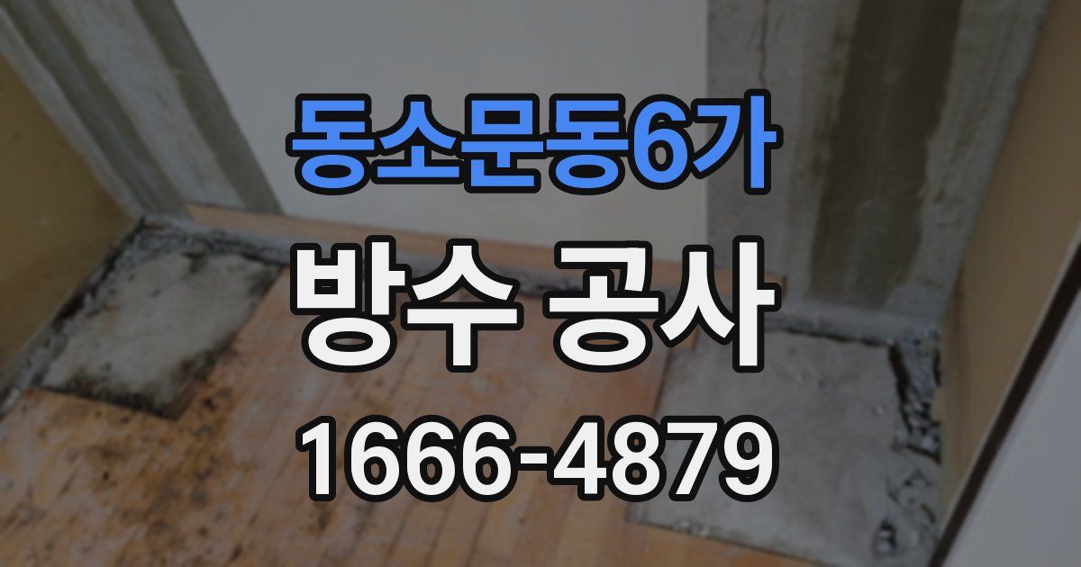 동소문동6가 방수 공사