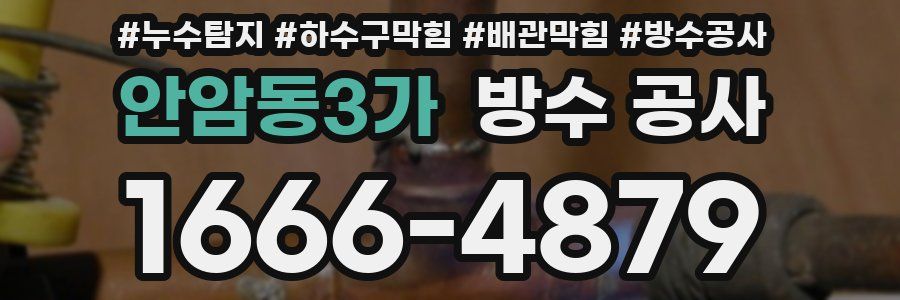 안암동3가 방수 공사