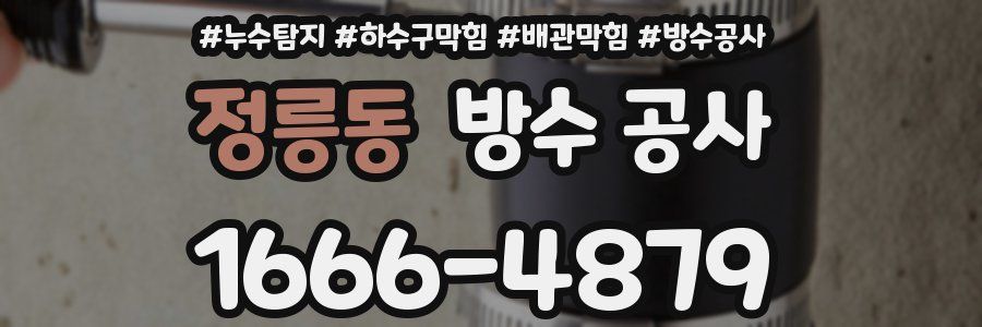 정릉동 방수 공사