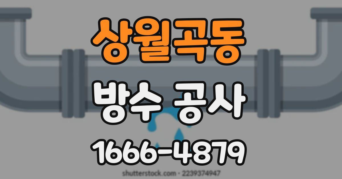 상월곡동 방수 공사