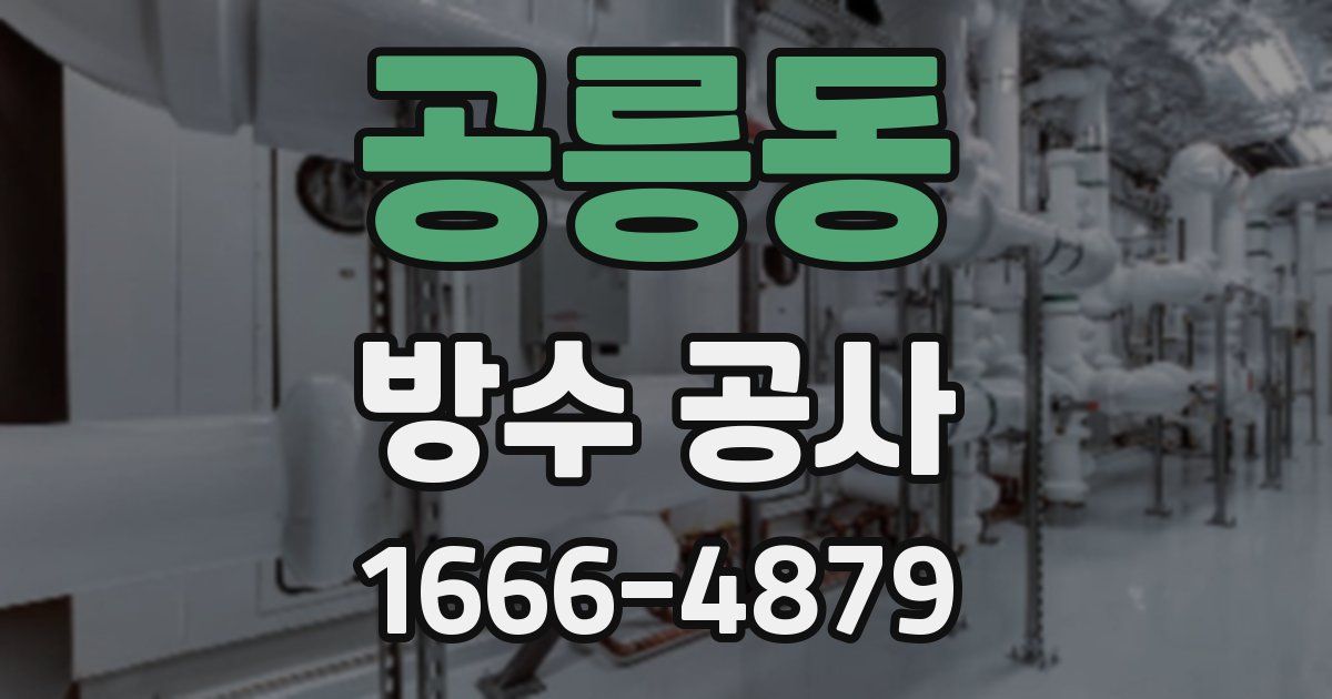 공릉동 방수 공사