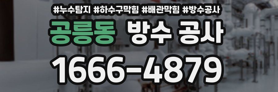 공릉동 방수 공사
