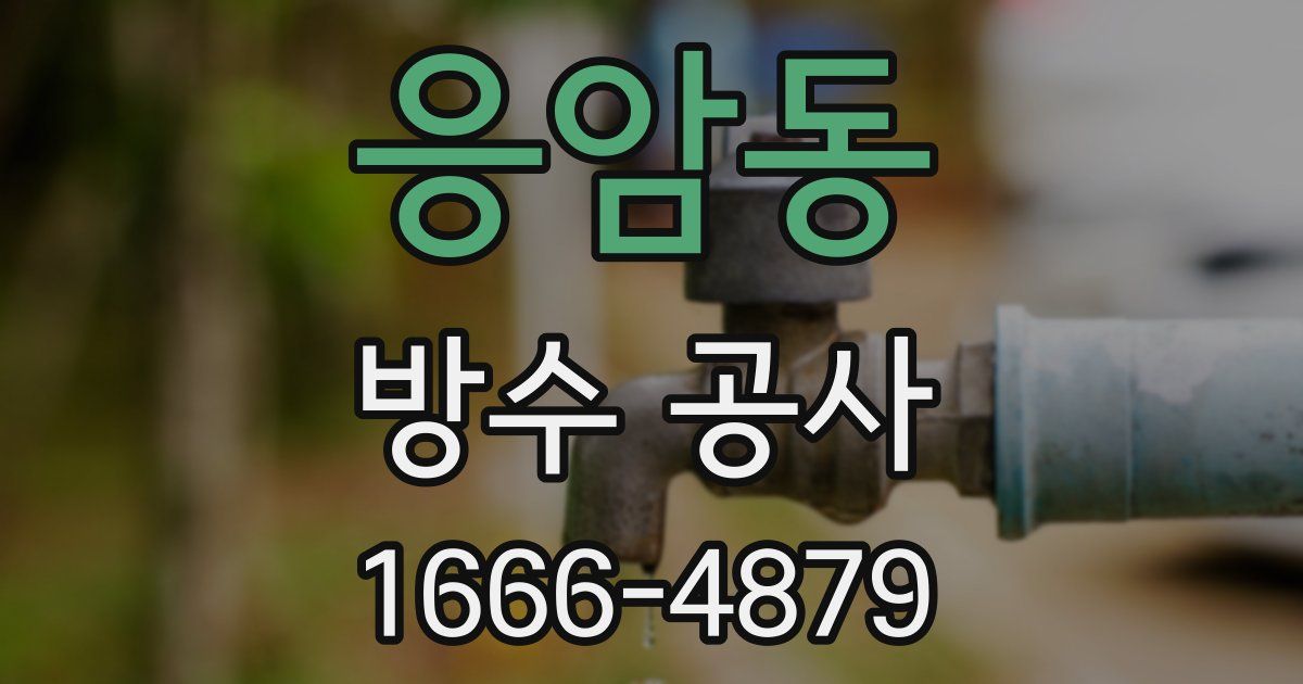응암동 방수 공사