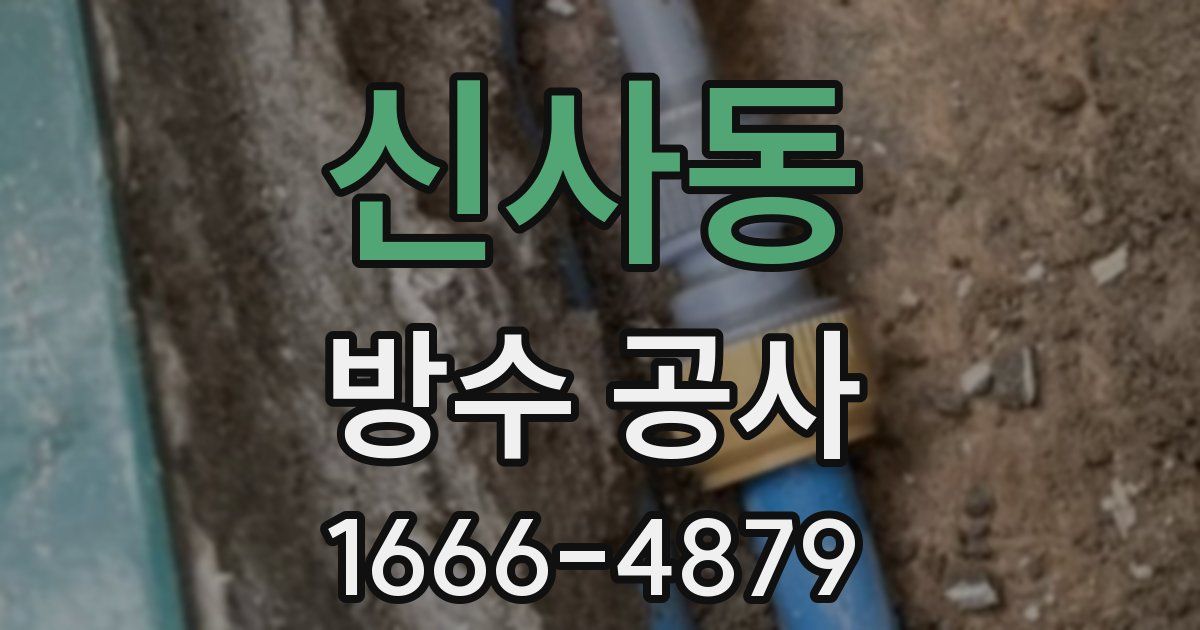 신사동 방수 공사