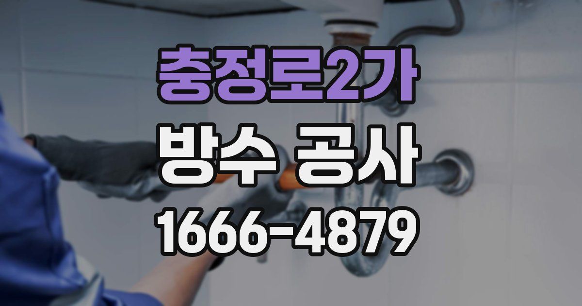 충정로2가 방수 공사