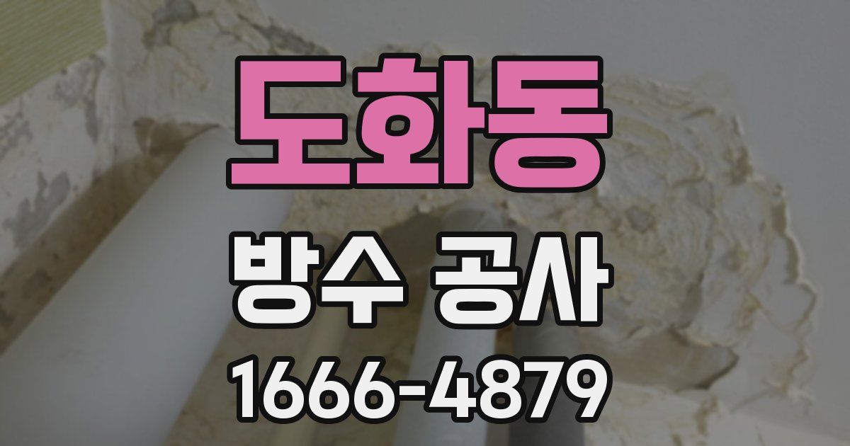 도화동 방수 공사