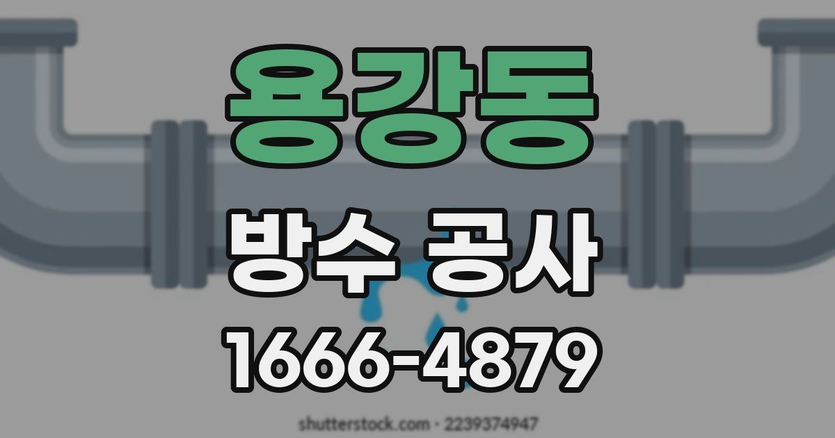 용강동 방수 공사
