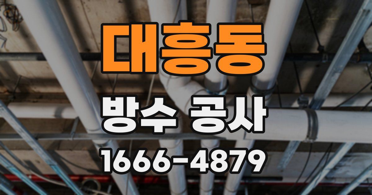 대흥동 방수 공사
