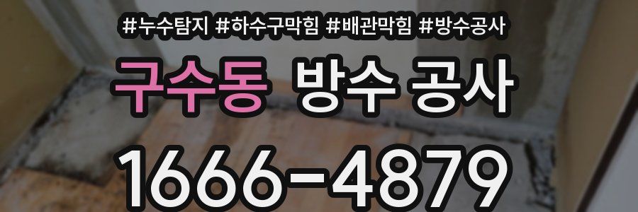 구수동 방수 공사