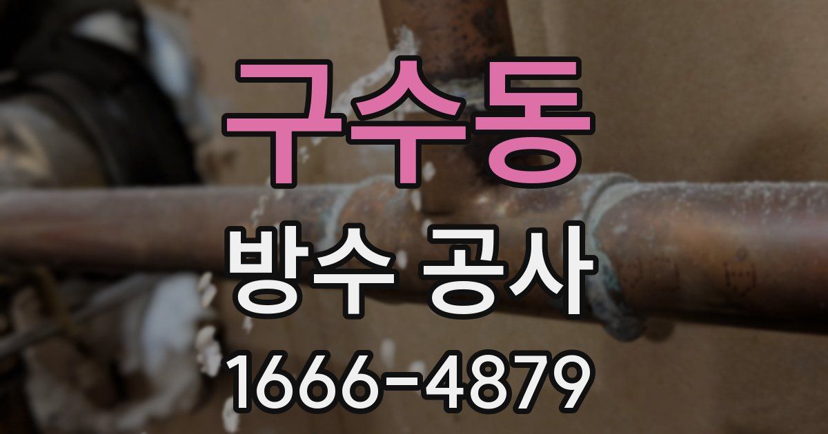 구수동 방수 공사