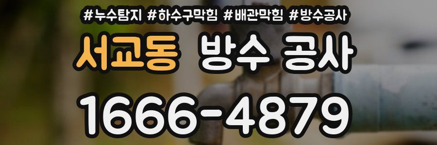 서교동 방수 공사