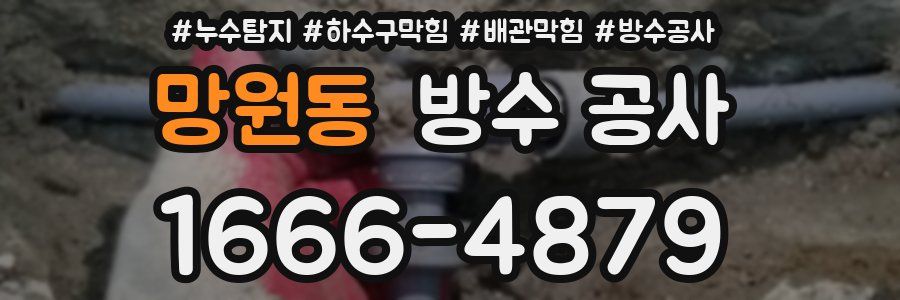 망원동 방수 공사