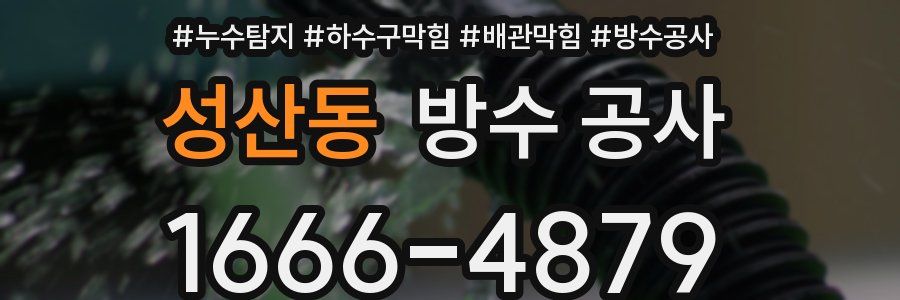 성산동 방수 공사