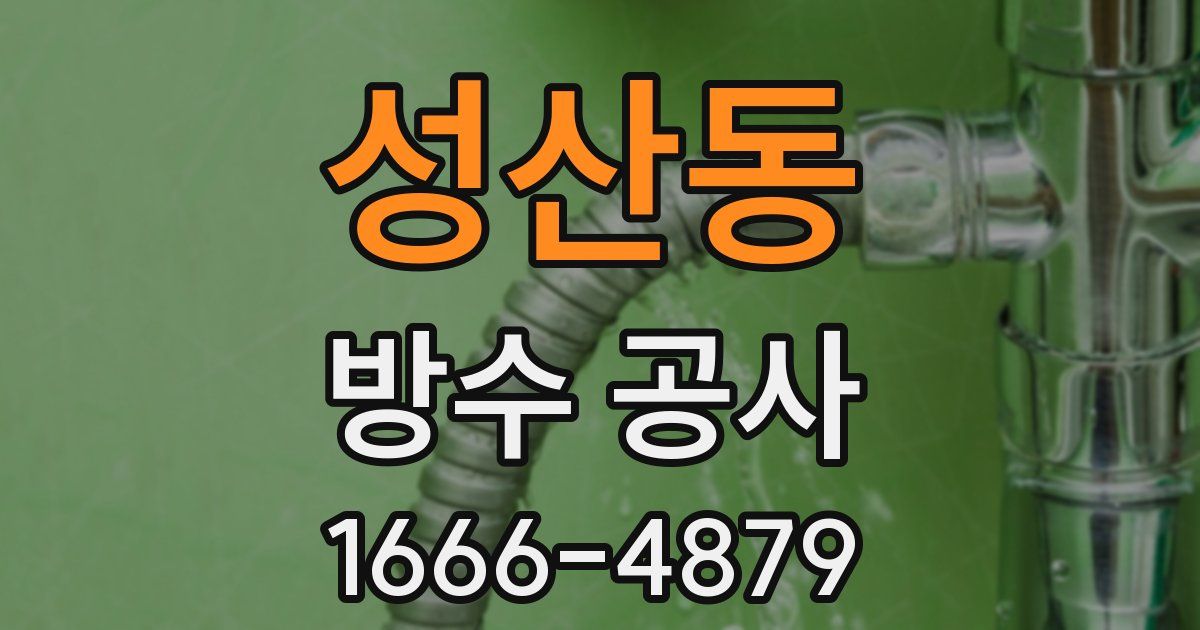 성산동 방수 공사