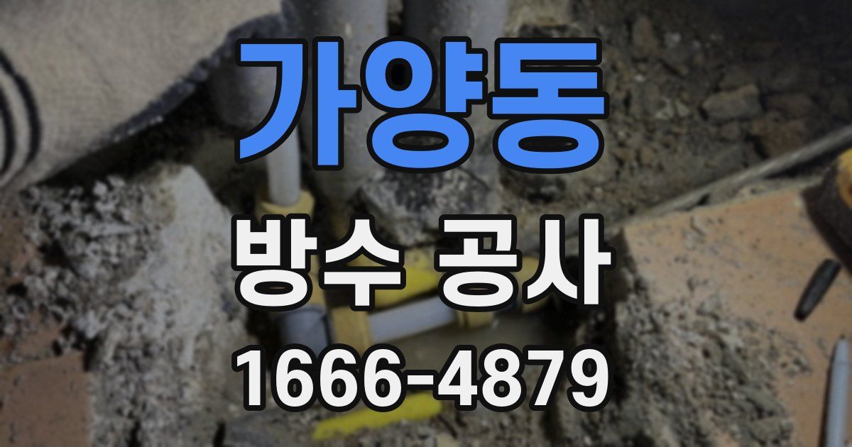 가양동 방수 공사