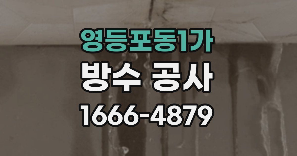 영등포동1가 방수 공사