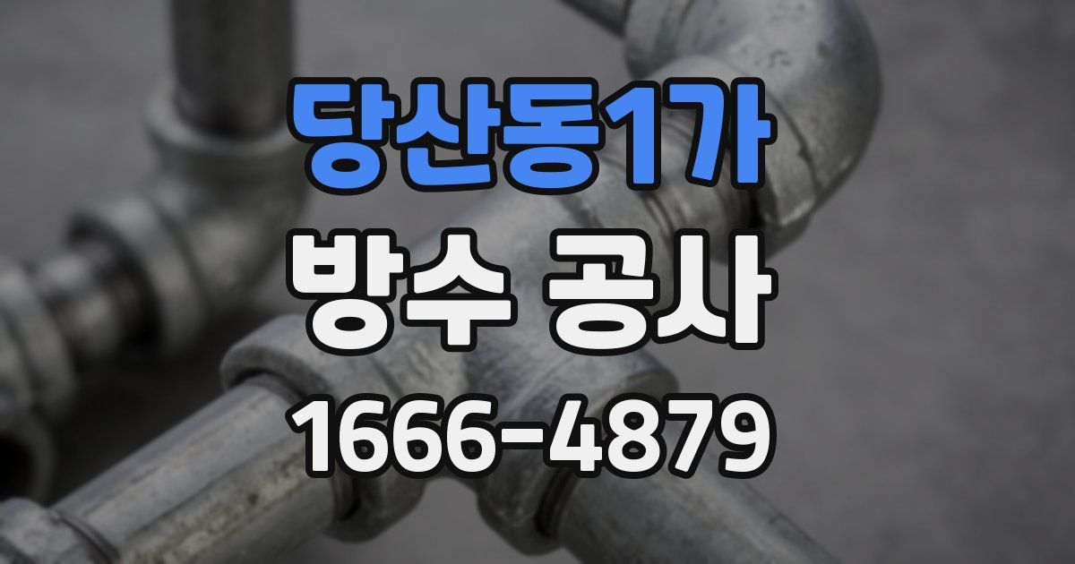 당산동1가 방수 공사