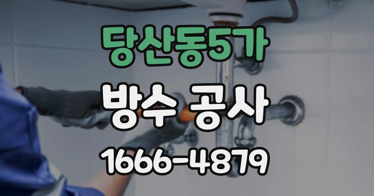 당산동5가 방수 공사