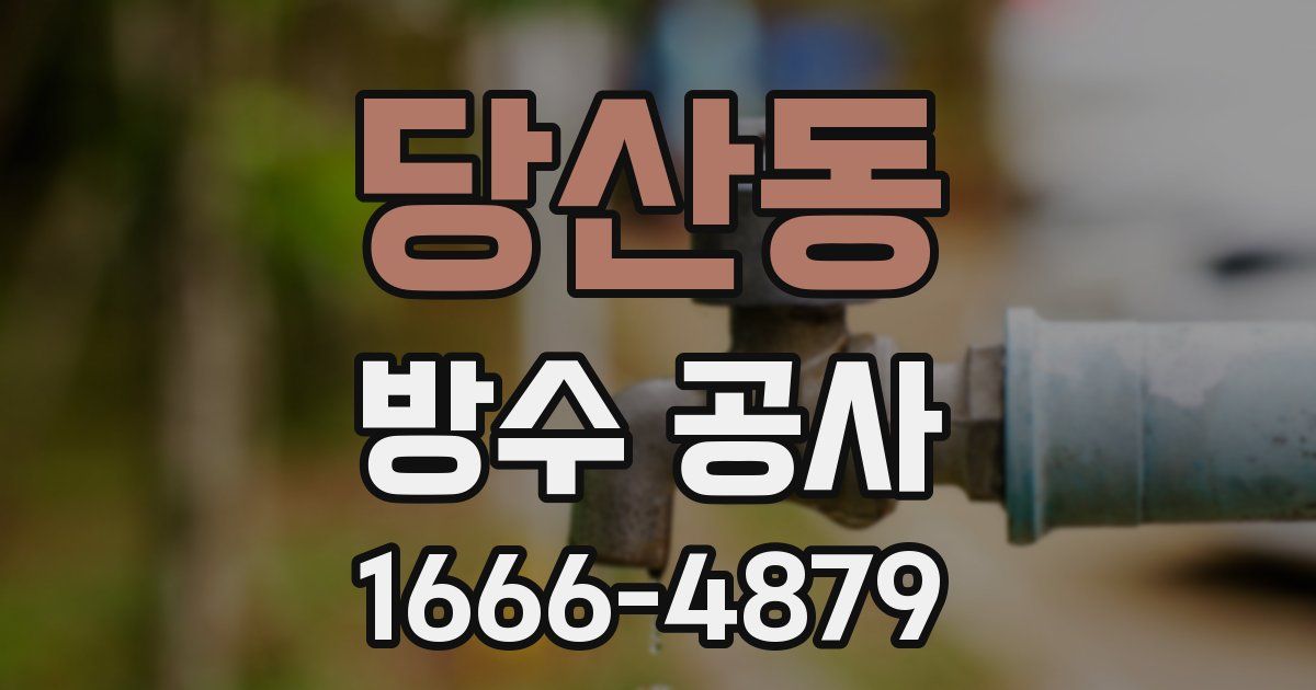 당산동 방수 공사