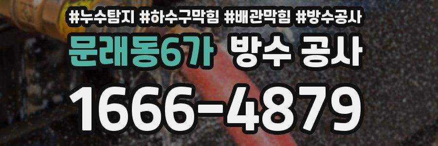 문래동6가 방수 공사