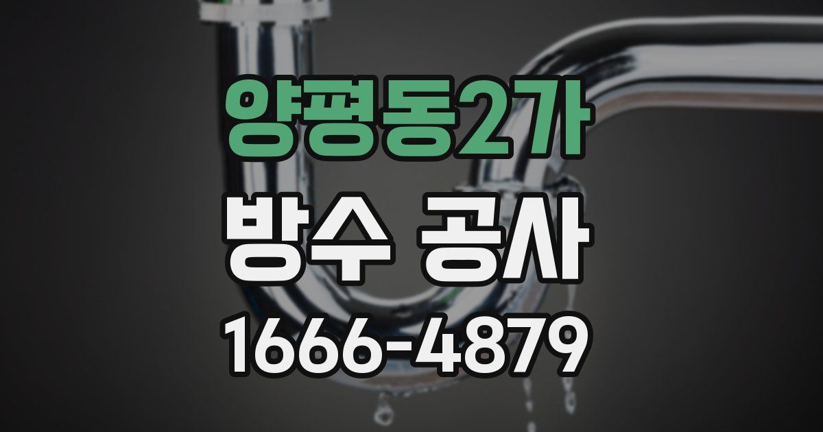 양평동2가 방수 공사