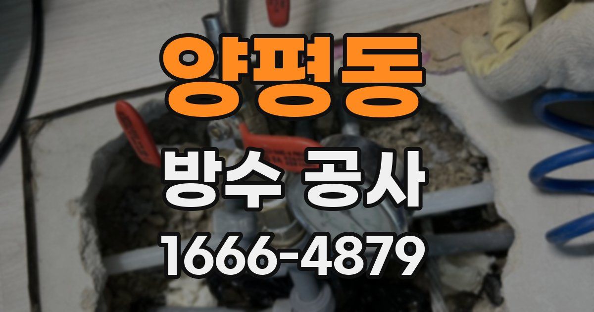 양평동 방수 공사