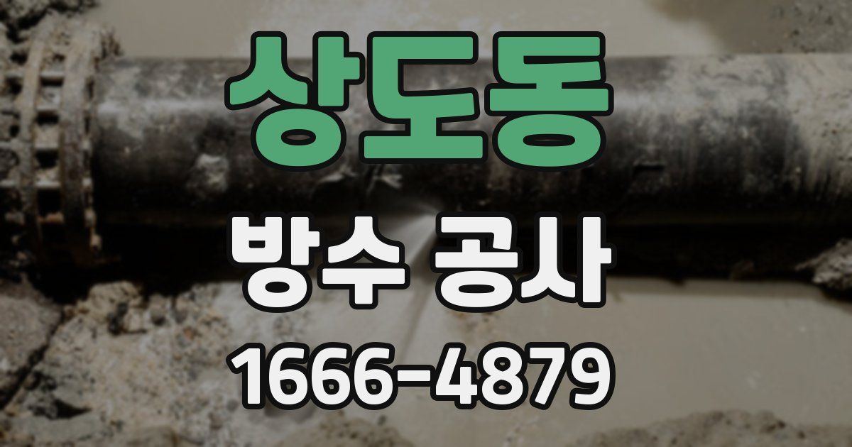상도동 방수 공사