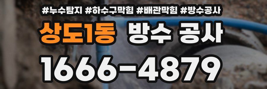 상도1동 방수 공사