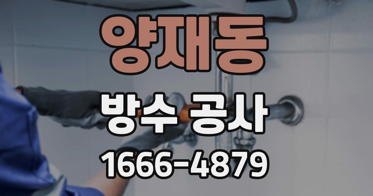 양재동 방수 공사