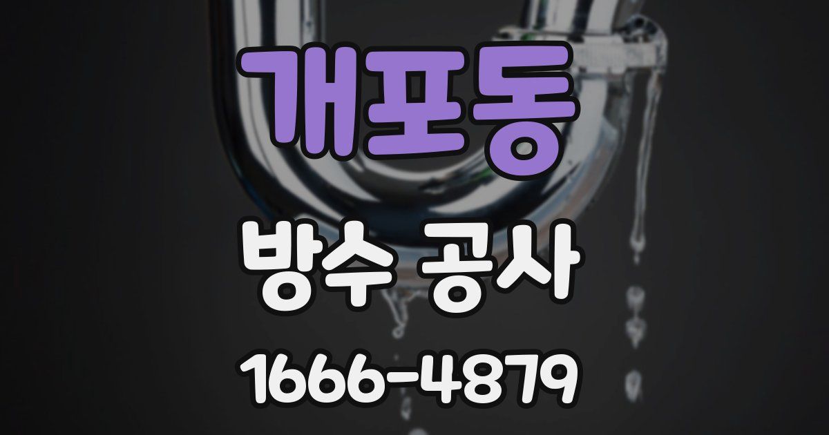 개포동 방수 공사