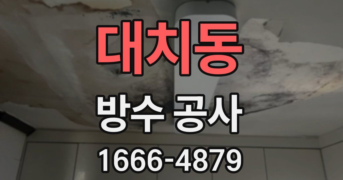대치동 방수 공사