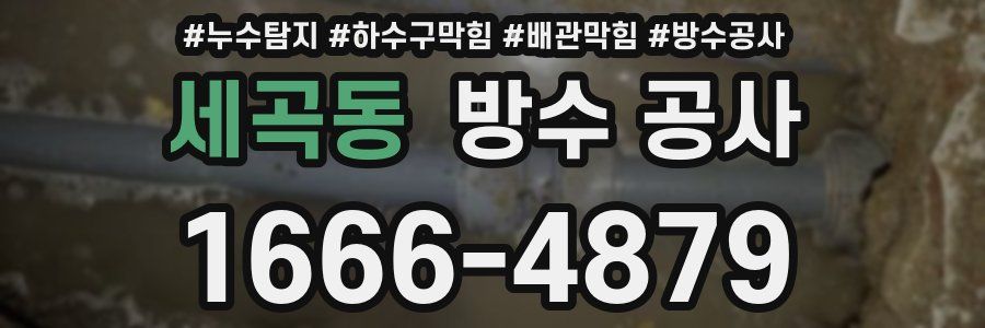 세곡동 방수 공사