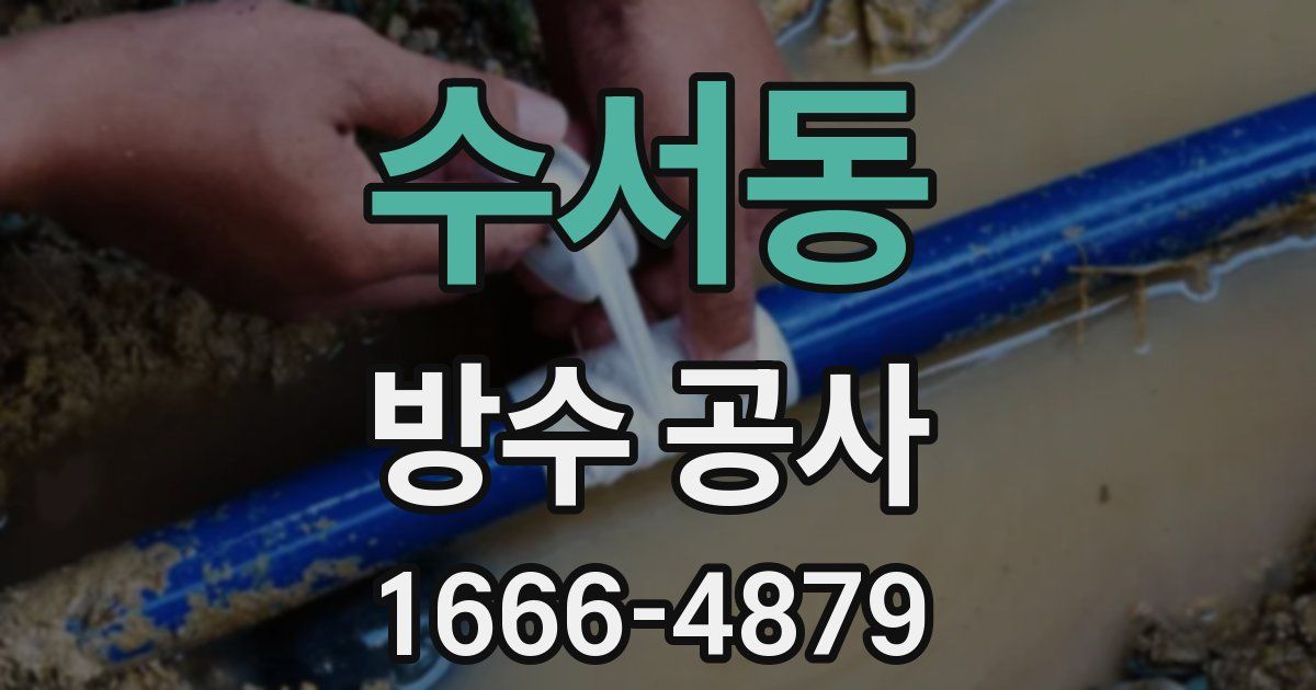 수서동 방수 공사