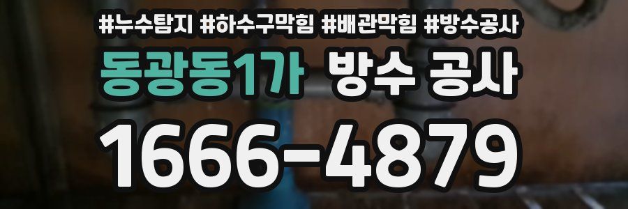동광동1가 방수 공사
