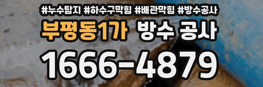 부평동1가 방수 공사
