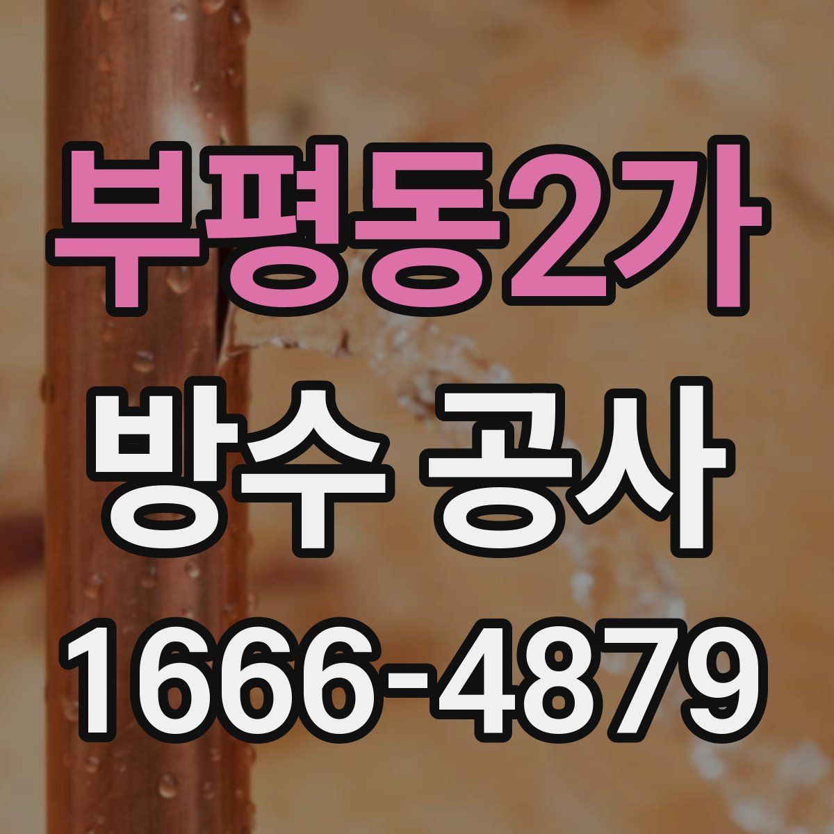 부평동2가 방수 공사