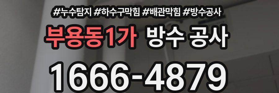 부용동1가 방수 공사