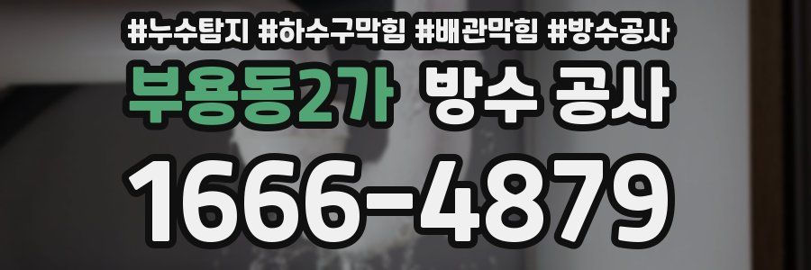 부용동2가 방수 공사