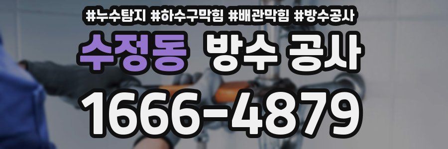 수정동 방수 공사