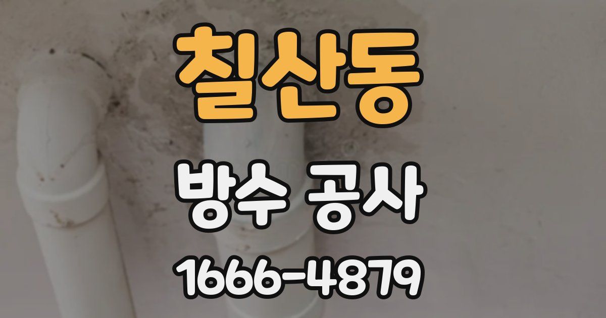 칠산동 방수 공사