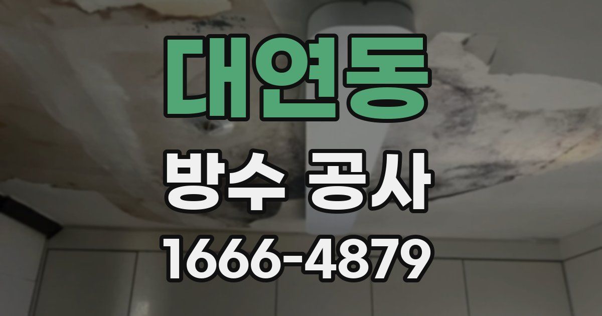 대연동 방수 공사
