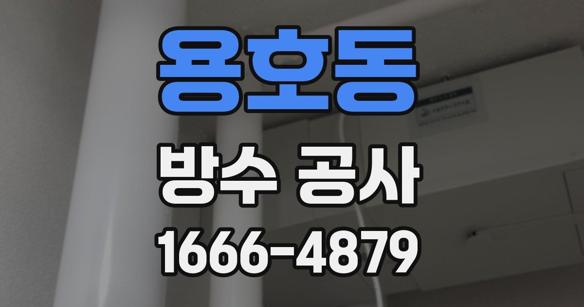 용호동 방수 공사