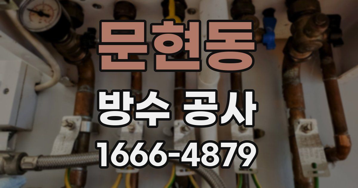 문현동 방수 공사